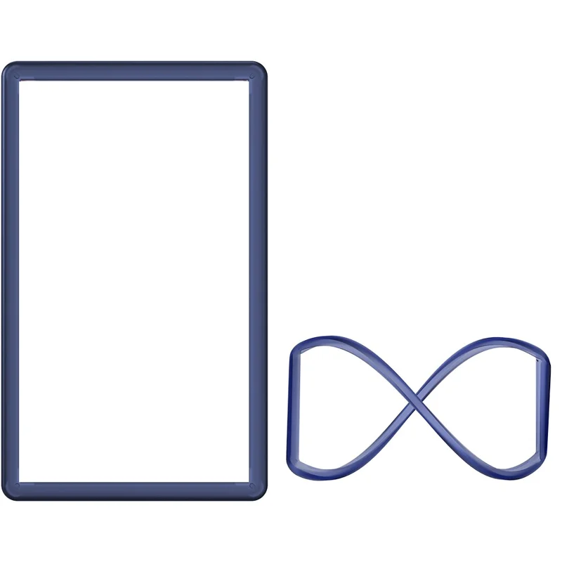 GW21 for PSA Card Slabs Protector Case TPU Drop Proof Scratch Proof Frame Cover (35PT Standard Size) - Dark Blue