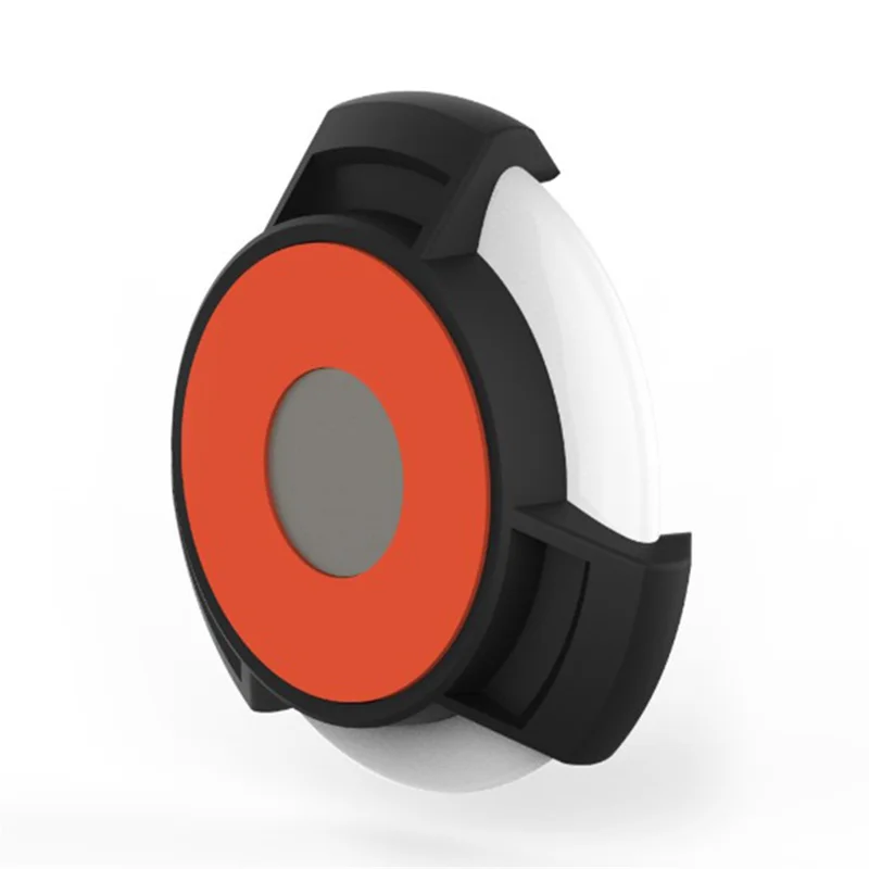 TPU Protective Magnetic Attaching and Adhesive Adhering Cover for Airtags - Black