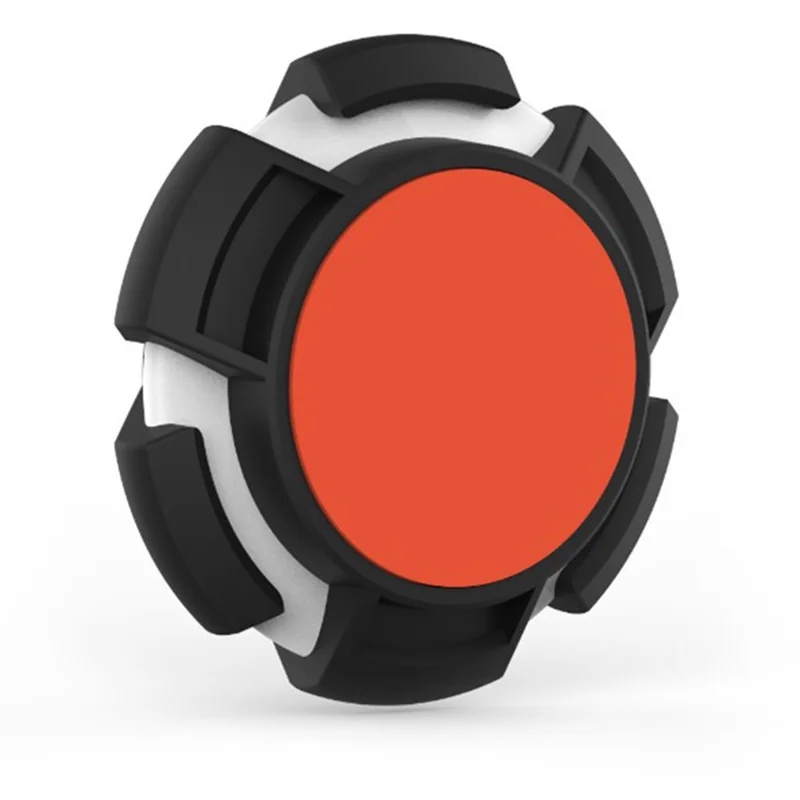 TPU Protective Magnetic Attaching and Adhesive Adhering Cover for Airtags - Black