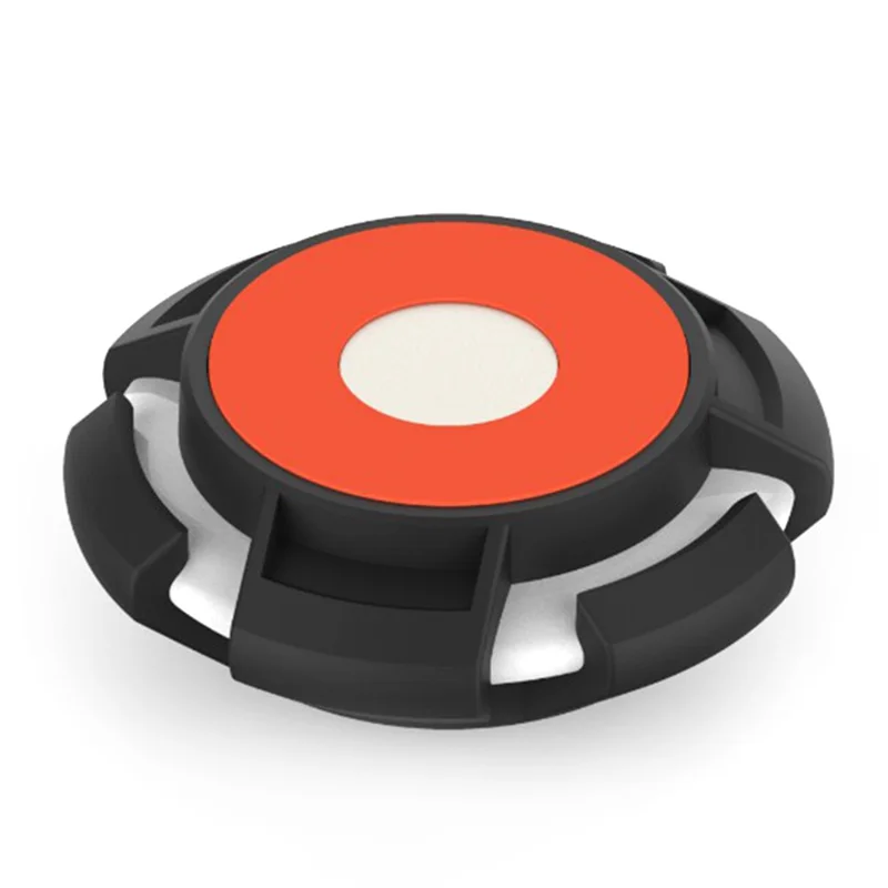 TPU Protective Magnetic Attaching and Adhesive Adhering Cover for Airtags - Black