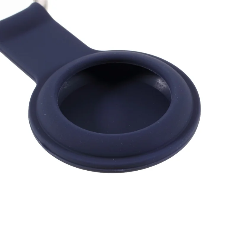Soft Silicone Integrated Full Protective Case for AirTags Cover - Dark Blue