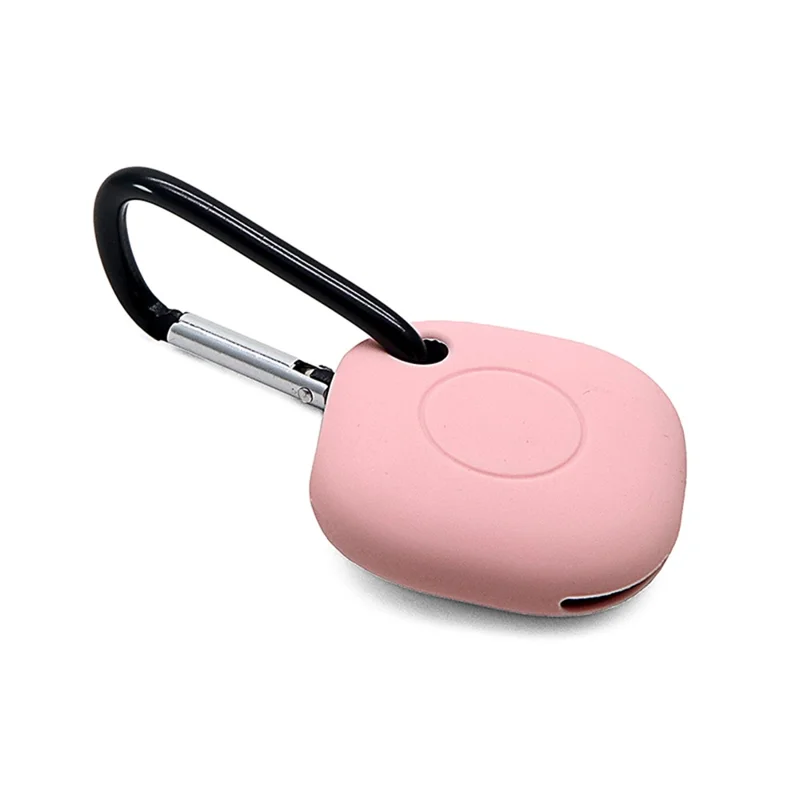 Portable Silicone Case Protective Cover with Buckle for Samsung Galaxy SmartTag Bluetooth-compatible Locator - Orange