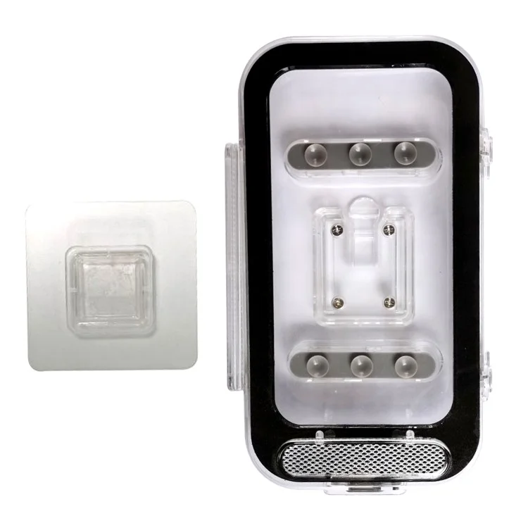 Bathroom Kitchen Anti-Fog Waterproof Mobile Phone Holder Box Wall Mounted Shower Touch Screen Phone Storage Case