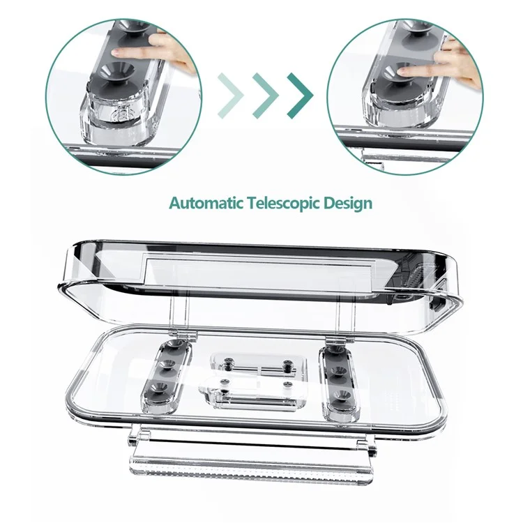 Cuisine De La Salle De Bain Anti-brouillard Titulaire De Téléphone Mobile Imperméable Boîte Murale Touche Tactile