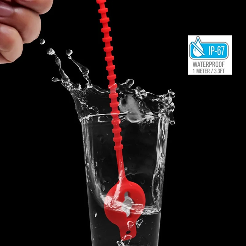 Silicone Anti-lost Protective Case Cover for Apple AirTag Bluetooth-compatible Locator - Black