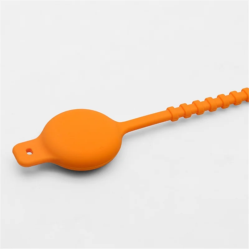 Silicone Anti-lost Protective Case Cover for Apple AirTag Bluetooth-compatible Locator - Black