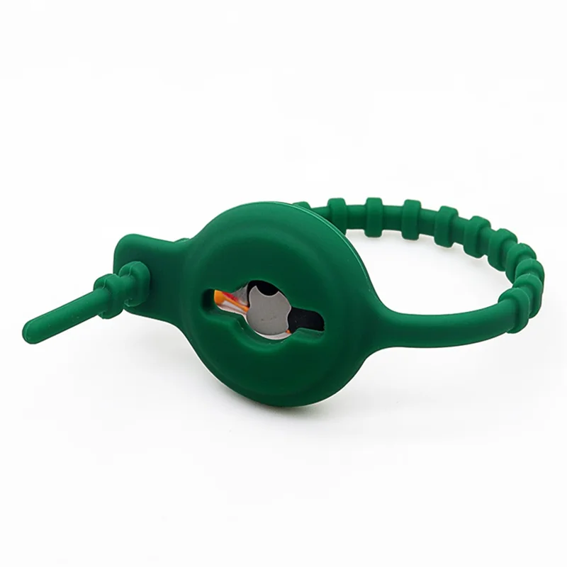 Silicone Anti-lost Protective Case Cover for Apple AirTag Bluetooth-compatible Locator - Black