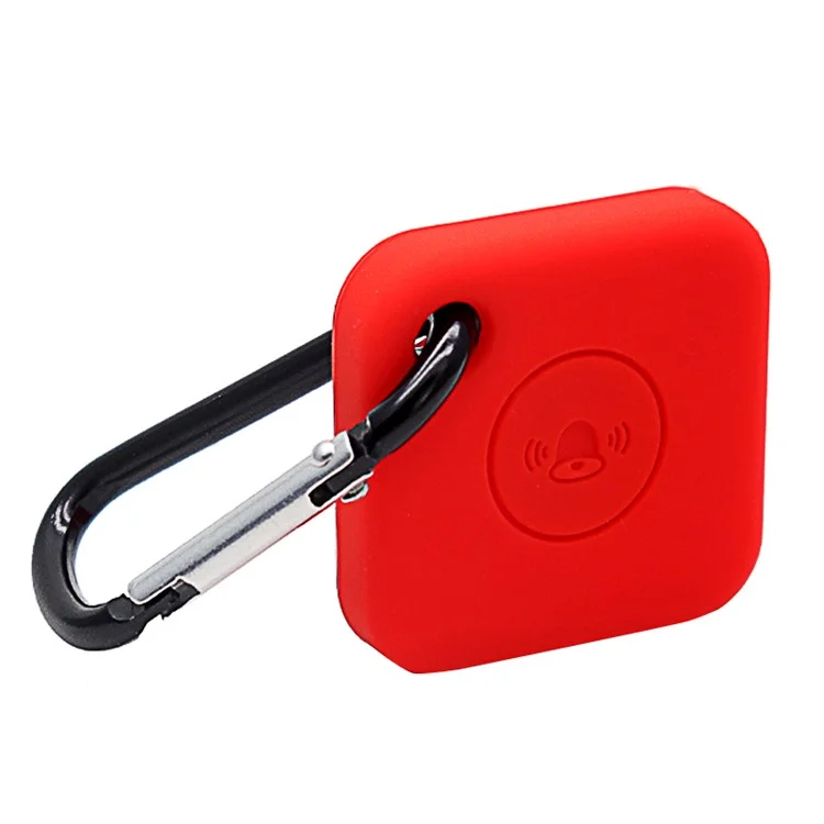 Portable Soft Silicone Protective Case Cover for Tile Mate Bluetooth-compatible Locator - Red