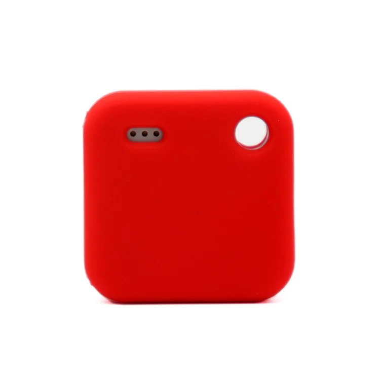Portable Soft Silicone Protective Case Cover for Tile Mate Bluetooth-compatible Locator - Red