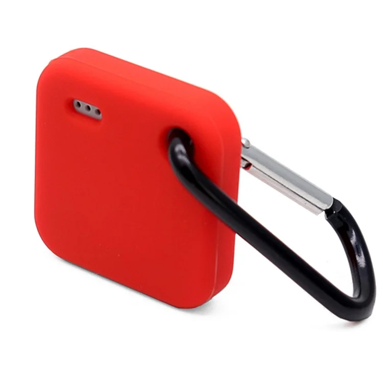 Portable Soft Silicone Protective Case Cover for Tile Mate Bluetooth-compatible Locator - Red