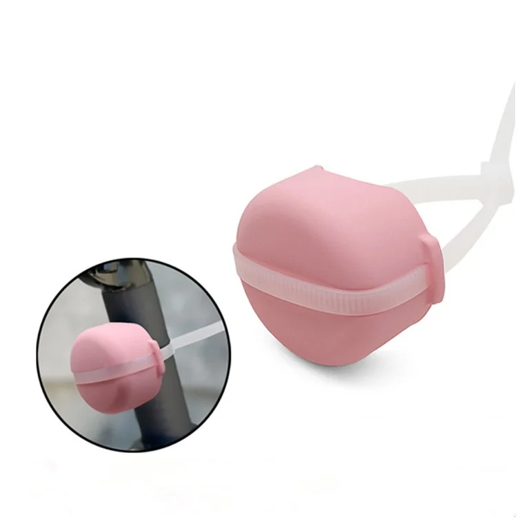 Custodia protettiva in silicone antifurto per Motorcycle Bicycle Scooter Localizzatore Apple AirTag - Nero