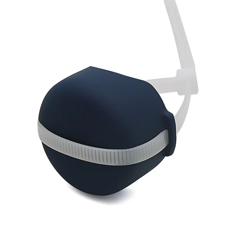 Motorcycle Bicycle Scooter Anti-lost Silicone Protective Case Cover for Apple AirTag Locator - Dark Blue