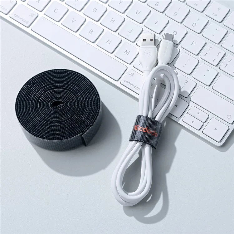 Sangle adhésive réutilisable pour organisateur de câbles MDD 300cm VS-0961