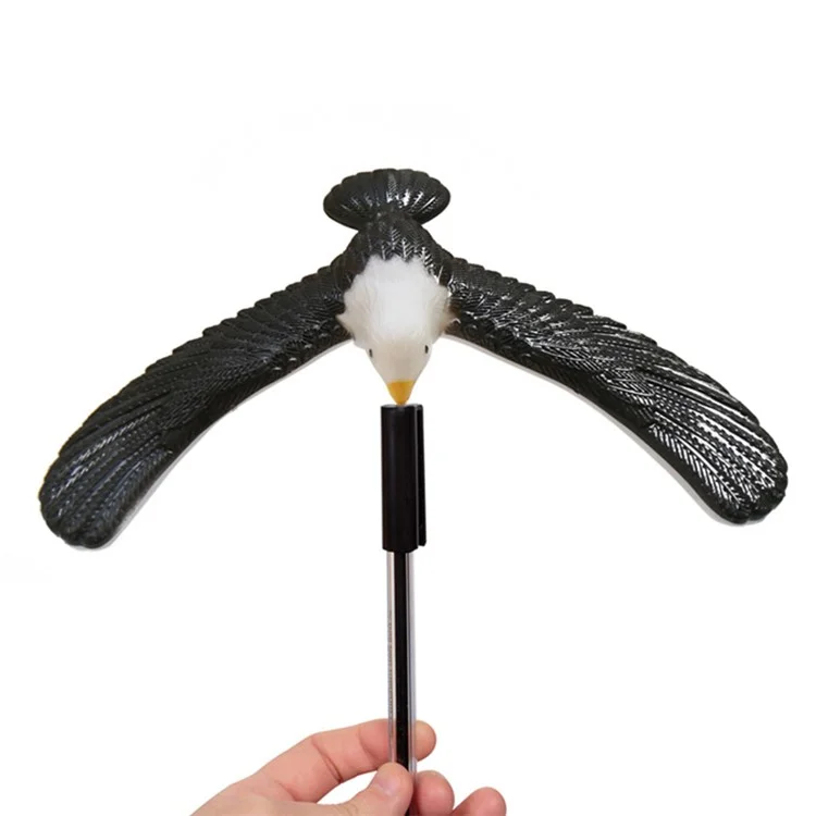 Equilibrio Eagle Bird Con Pyramid Stand Magic Toy Keep Balange Learning Toy Per Home Office - Nero