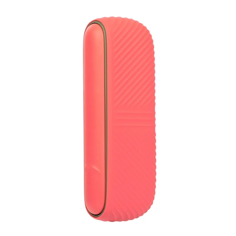 Per IQOS ILUMA Sigaretta elettronica Custodia protettiva in silicone morbido Guscio anti-graffio + Copertura laterale - Arancione/Arancione opaco