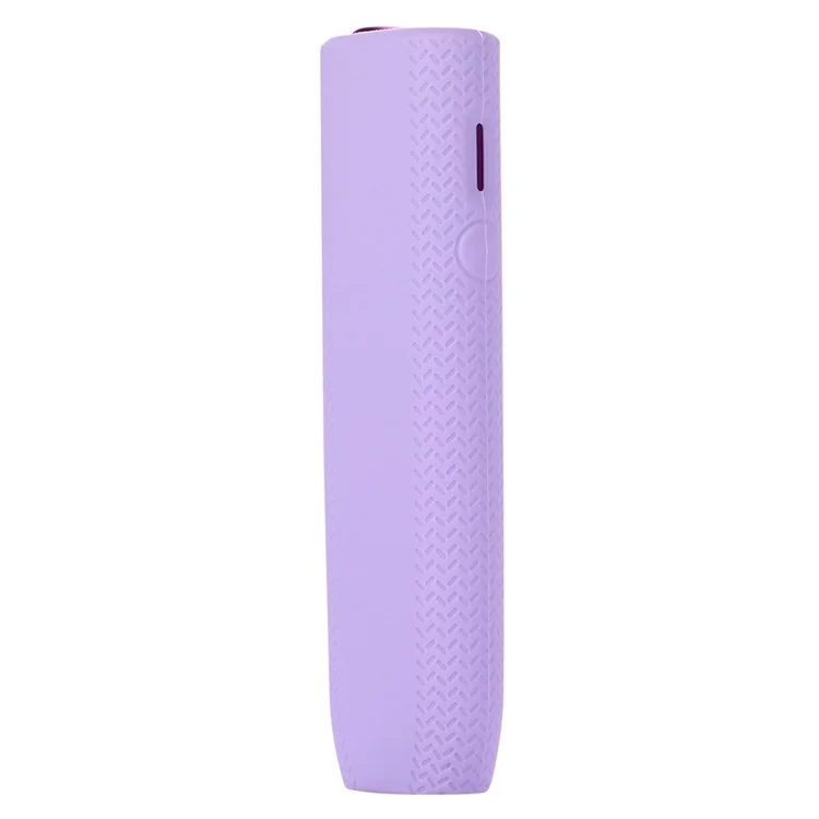 Para o Estojo de Proteção Suave de Silicone IQOS ILUMA ONE E-cigarette à Prova de Queda - Roxo Claro