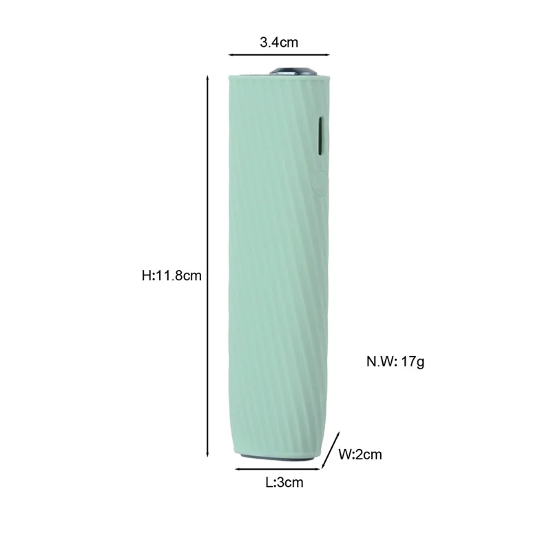 For IQOS ILUMA ONE E-cigarette Silicone Protective Case Anti-scratch Storage Sleeve Cover - Light Purple