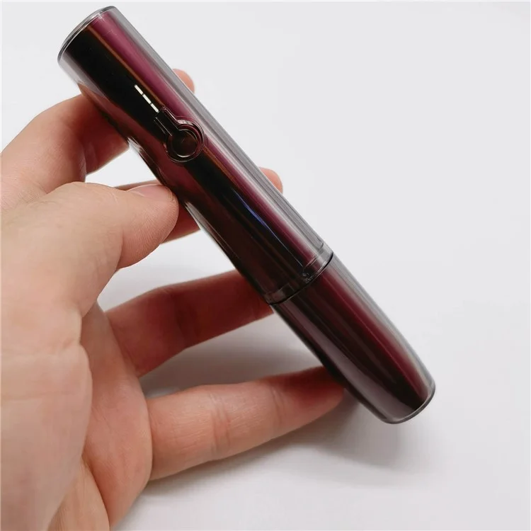 For IQOS ILUMA ONE Hard PC Protective Case E-cigarette Anti-scratch Anti-drop Cover - Transparent Grey
