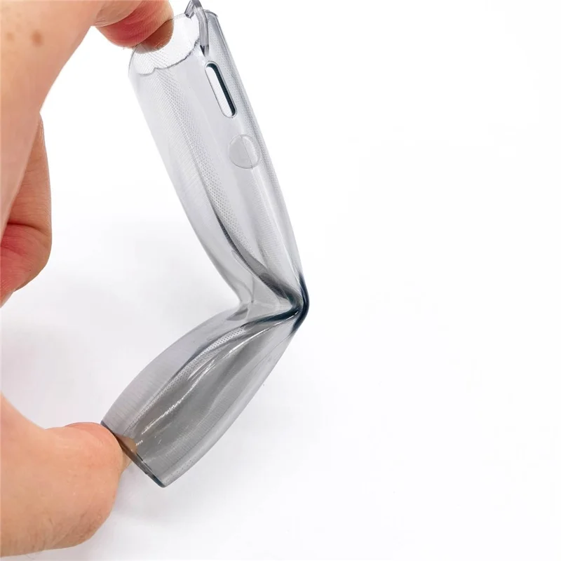 غطاء لجهاز IQOS ILUMA ONE للسجائر الإلكترونية مقاوم للخدوش والانزلاق، غطاء واقٍ مرن من مادة TPU - شفاف