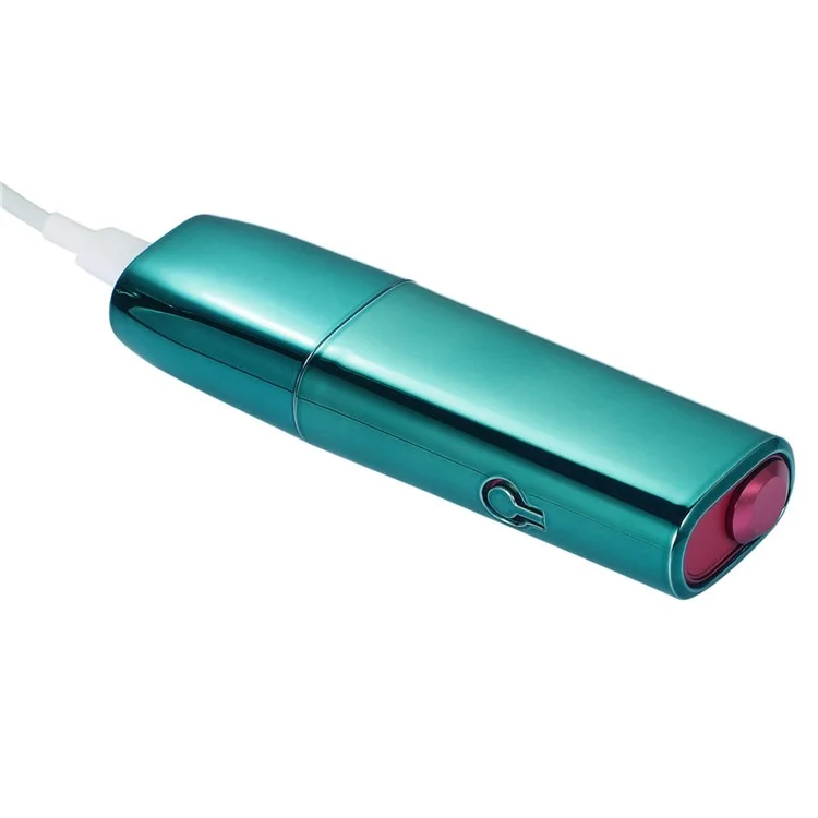 For IQOS ILUMA ONE Stylish Electroplate PC Protective Case E-cigarette Drop-proof Cover - Green