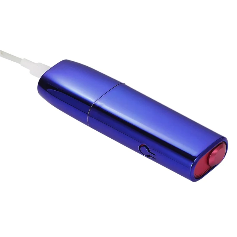 Skyddsfodral i stil för IQOS ILUMA ONE, elektropläterat PC-skyddsfodral för e-cigaretter, stötsäkert - Blå