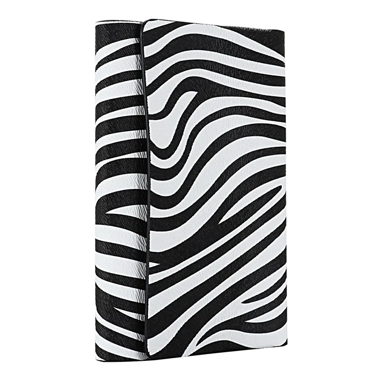 Bolsa de almacenamiento de piel sintética para IQOS ILUMA One, caja portátil de cigarrillos con estampado, Zebra / Negro