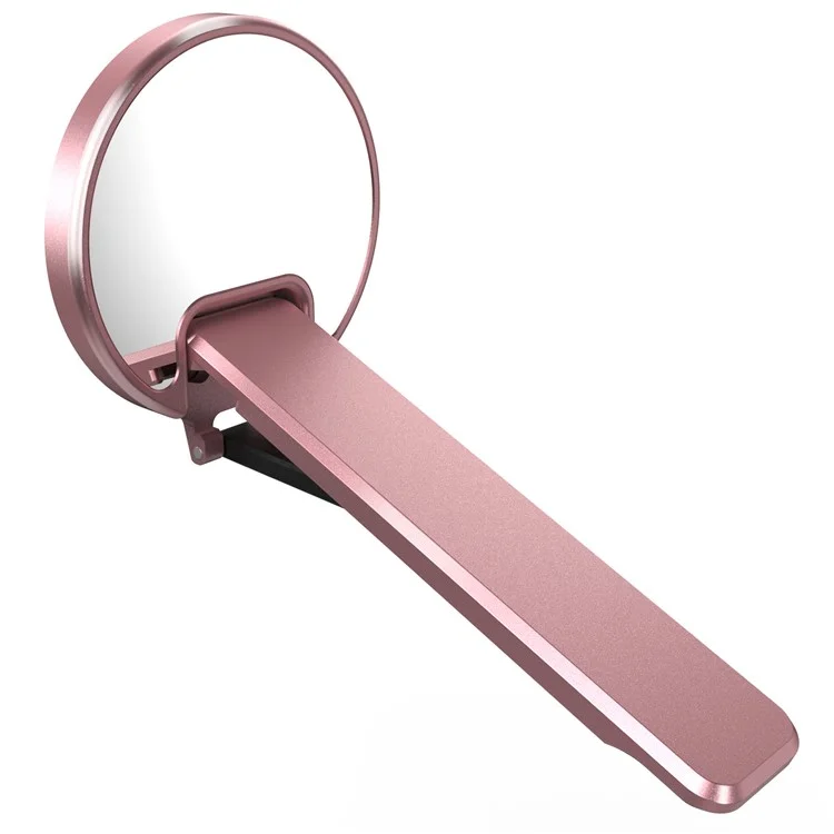 Cell Phone Kickstand Aluminum Alloy 360-Degree Rotary Desktop Phone Stand - Pink
