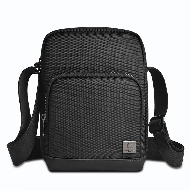 WIWU Hali Crossbody Bag Bolso de Hombro de Negocios Bolsa de Viaje de Poliéster para Niños, Hombres