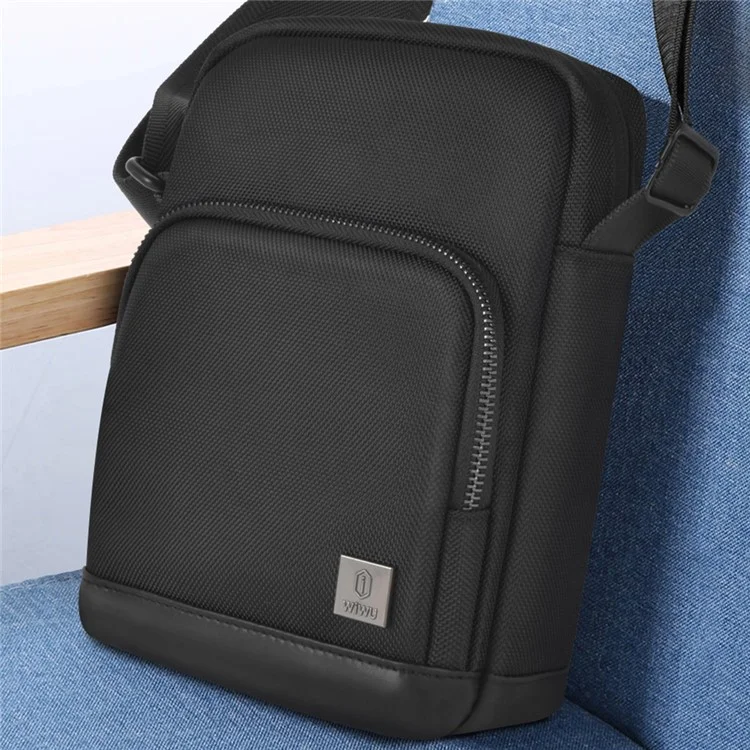 WIWU Hali Crossbody Bag Bolso de Hombro de Negocios Bolsa de Viaje de Poliéster para Niños, Hombres