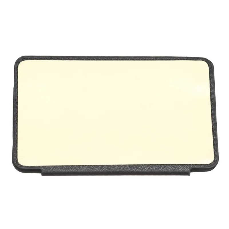 BFK01 3D Grid Design Phone Back Card Holder Self-adhesive PU Leather Card Bag - Black