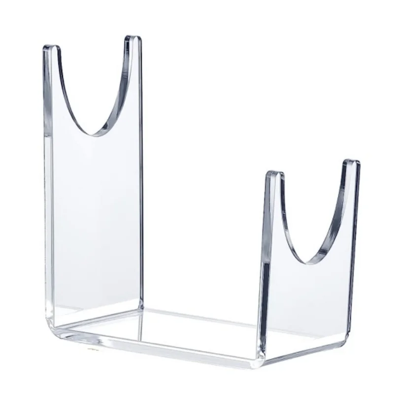 YX010 2PCS Horn Holder Stand Sturdy Acrylic Shofar Horn Display Storage Holder Rack for Store, Home