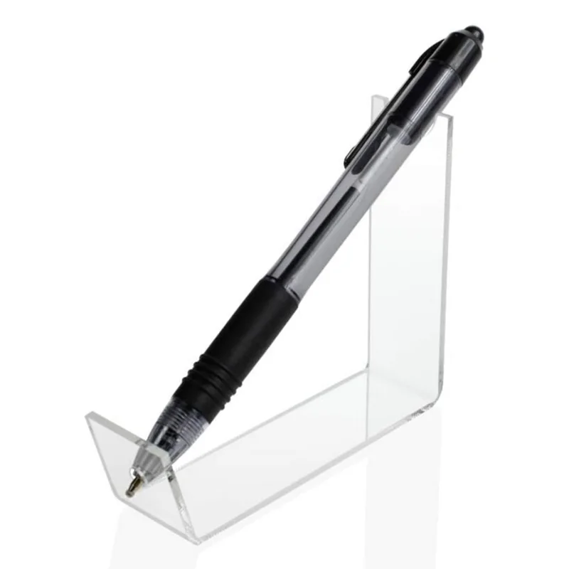 YX004 Acrylic Pen Holder Stand Pencil Display Holder Ballpoint Pen Display Rack for Store, Home, School