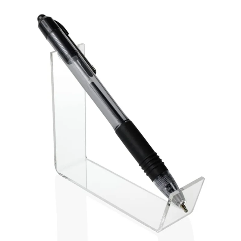 YX004 Acrylic Pen Holder Stand Pencil Display Holder Ballpoint Pen Display Rack for Store, Home, School