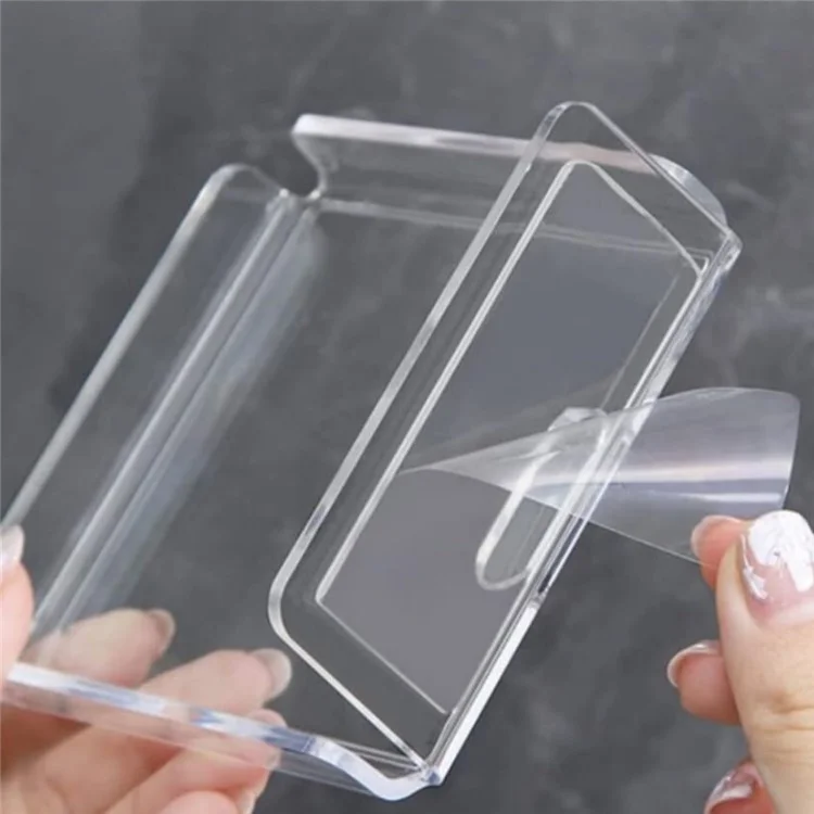 YX007 2Pcs / Set Security Camera Wall Hanger Acrylic Floating Wall Shelve Speaker Hanging Holder Mount