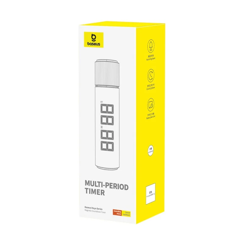 BASEUS Heyo Series Cronômetro Magnético de Contagem Regressiva com Função de Memória