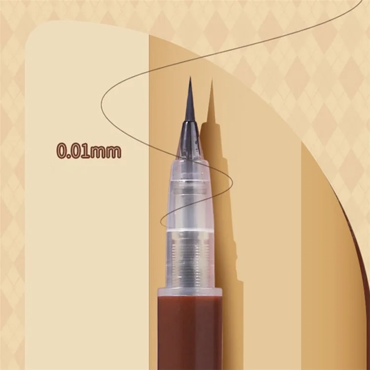 BIYA Eyebrow Pen Waterproof Eye Makeup Eyebrow Pencil Creates Natural-Looking Brows Makeup Tool - Grey Brown