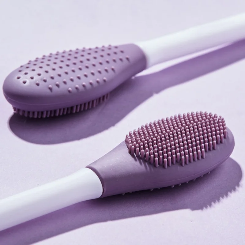 Máscara de Silicona con Doble Cabezal para Aplicar Barro y Arcilla, Cepillo para Mascarillas Faciales, Herramienta de Belleza para el Maquillaje