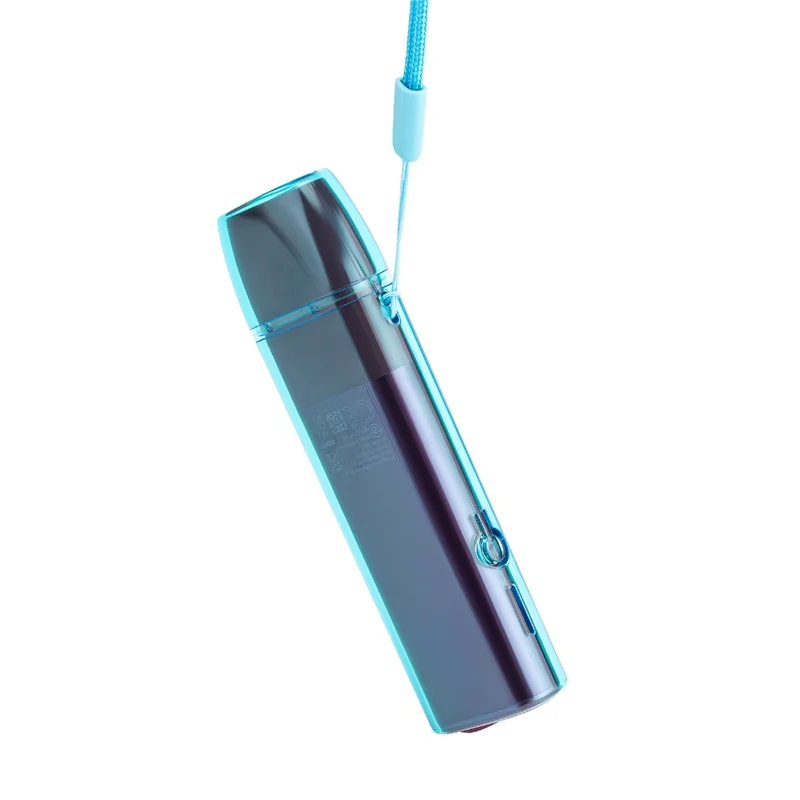 Etui ochronne z twardego tworzywa PC do IQOS ILUMA ONE, odporno na upadki, z szelką na szyjkę – niebieski