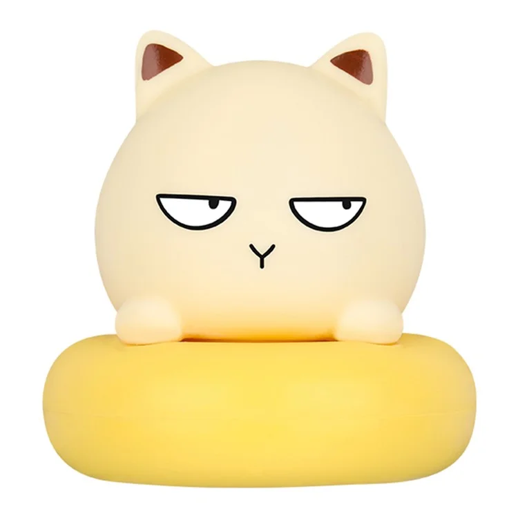 Luminária Decorativa Noturna com Toque de Silicone - Amarela
