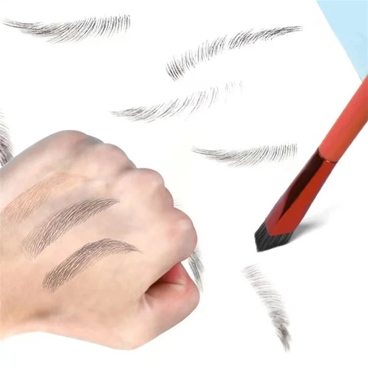 Fiber Angled Eyebrow Brush Eyeliner Makeup Brush Cosmetic Blending Slanted Brush