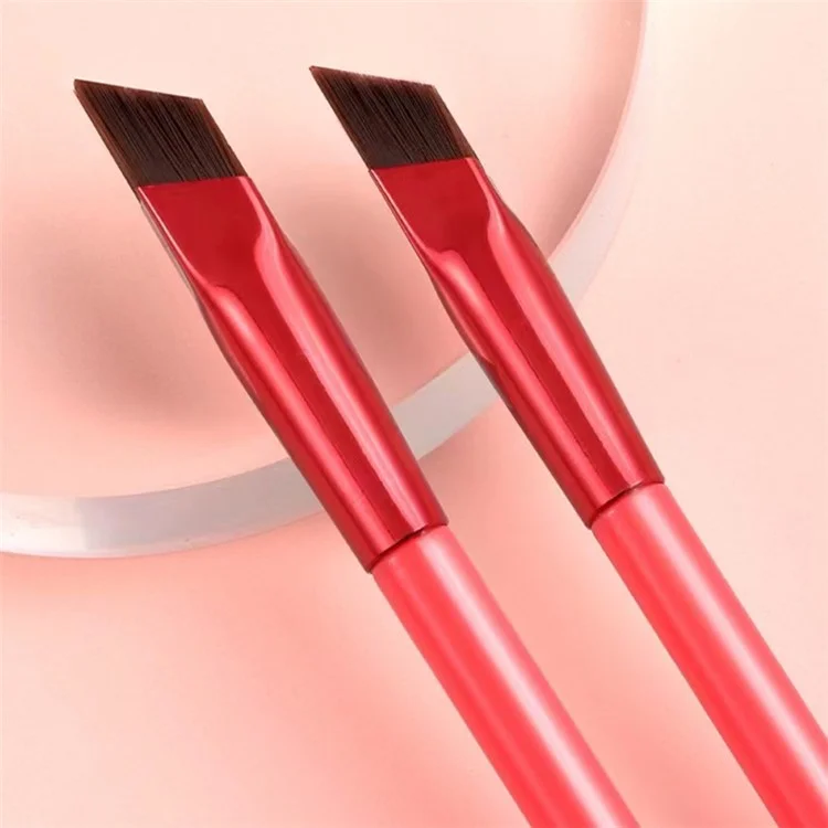 Fiber Angled Eyebrow Brush Eyeliner Makeup Brush Cosmetic Blending Slanted Brush