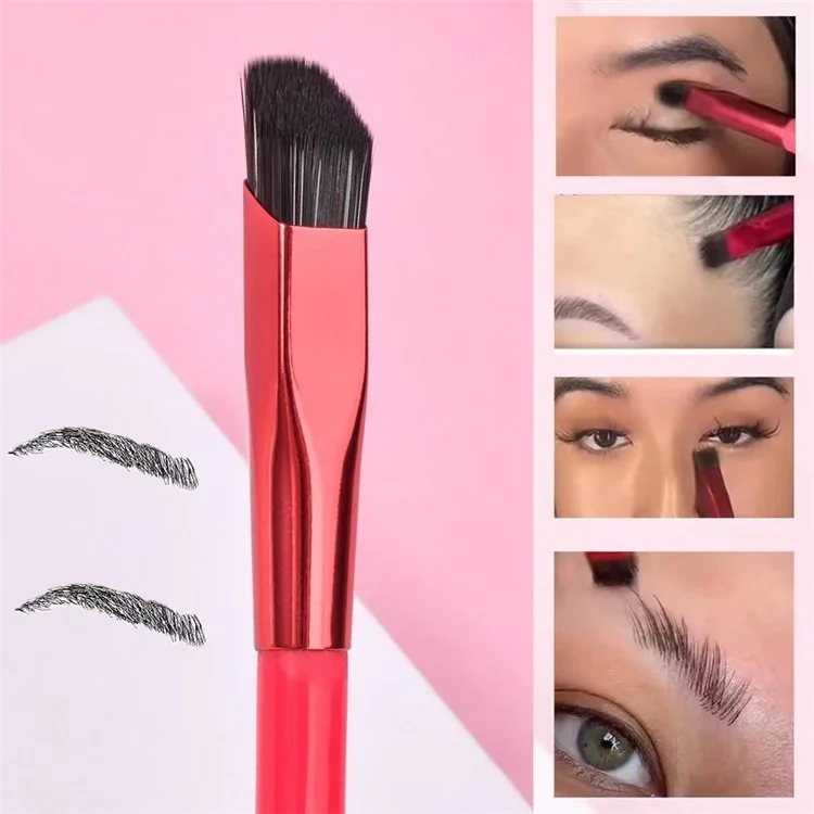 Fiber Angled Eyebrow Brush Eyeliner Makeup Brush Cosmetic Blending Slanted Brush