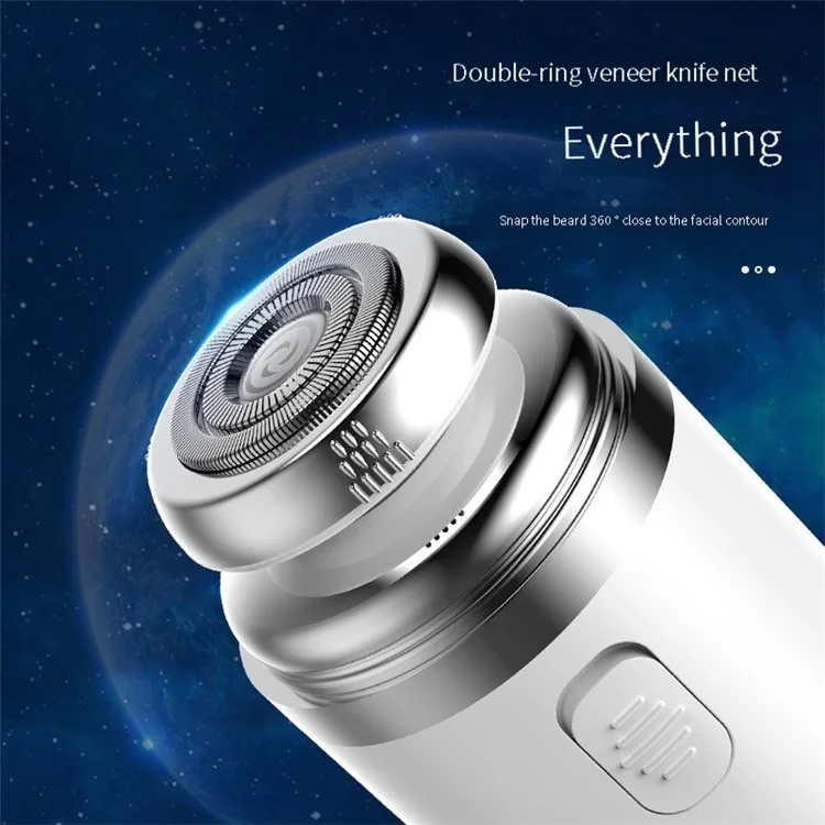 Rasoir électrique portable 2 en 1 TY-500 Capsule Mini - Blanc