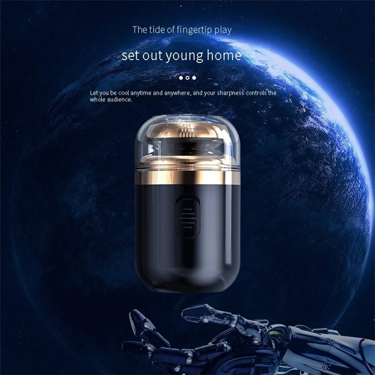 Rasoir électrique portable 2 en 1 TY-500 Capsule Mini - Blanc