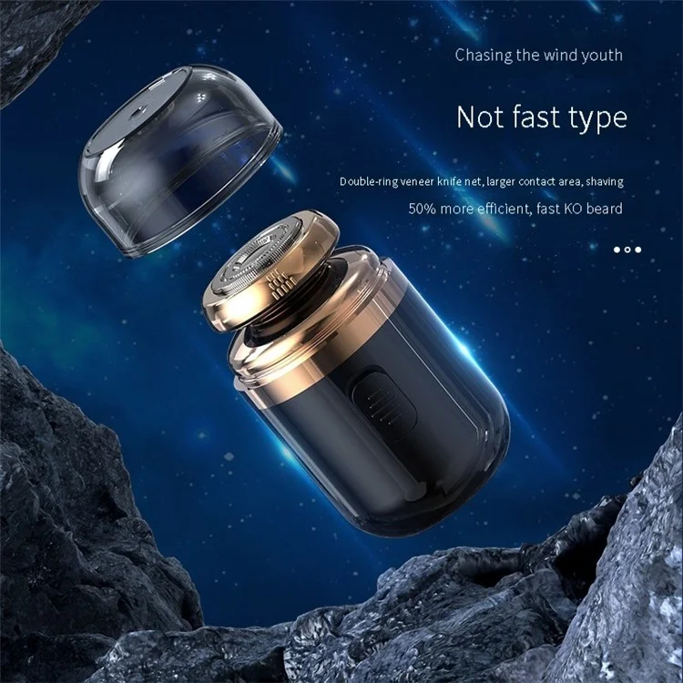 Rasoir électrique portable 2 en 1 TY-500 Capsule Mini - Blanc