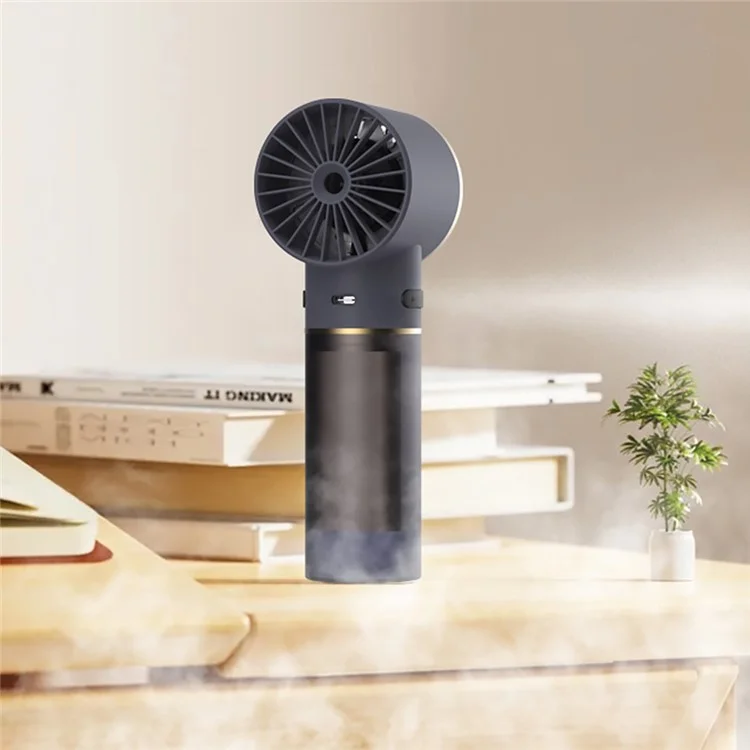 Semiconductor Cold Compress Nano Mist Desk Fan 3 Speeds Adjustable Handheld Fan