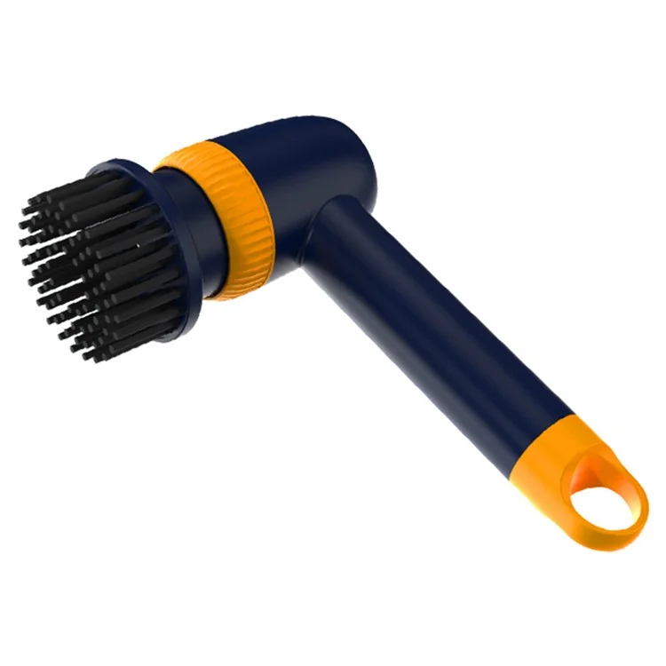 TJ03 Electric Oil Stain Scrubber Handheld Cordless Kitchen Home Cleaning Brush - Dark Blue