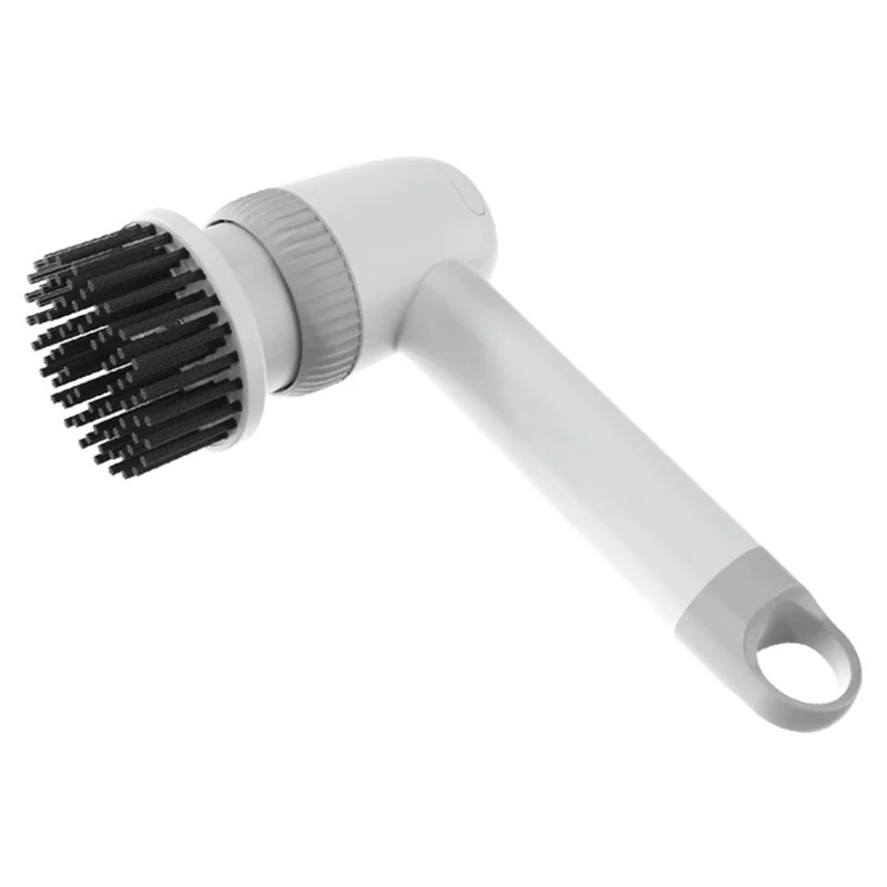TJ03 Electric Oil Stain Scrubber Handheld Cordless Kitchen Home Cleaning Brush - White
