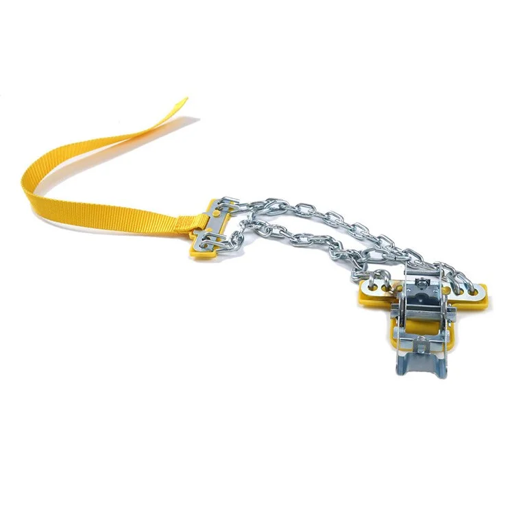 Anti-skid Car Snow Tire Chain Thickened Beef Tendon Auto Wheel Steel Chain - Size: S (Tire Width: 165-195mm)
