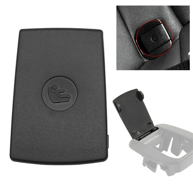 Copri Cintura di Sicurezza per Seggiolino Bambino Posteriore per BMW X1/E84 Serie 3 E90/F30 - Nero/Singolo Copri